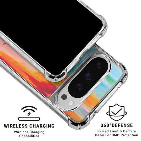 Multicolor Brush Stroke by Etta Vee Google Pixel 10 Pro XL Clear Case